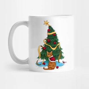 Christmas Kitty Mug